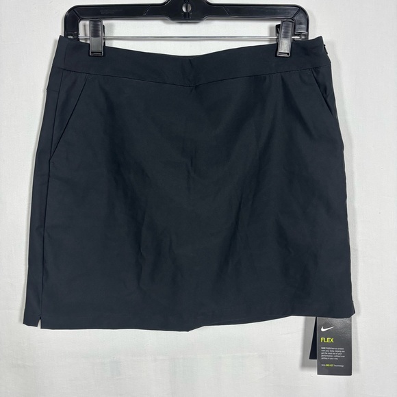 Nike Women's Skirt Skort Flex Golf Performance Dri-Fit Black  Athletic  Size 6 - Picture 1 of 10